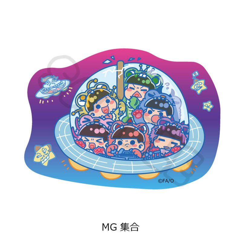 おそ松さん 第2弾 クリアカードステッカー MG 集合