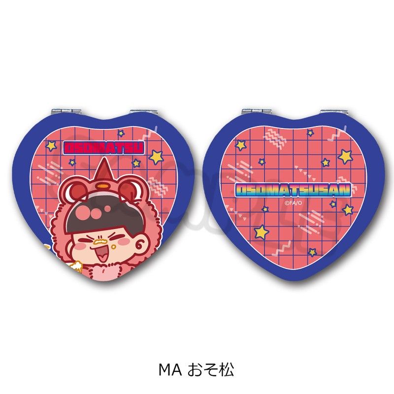 おそ松さん 第2弾 コンパクトミラー(ハート) MA おそ松