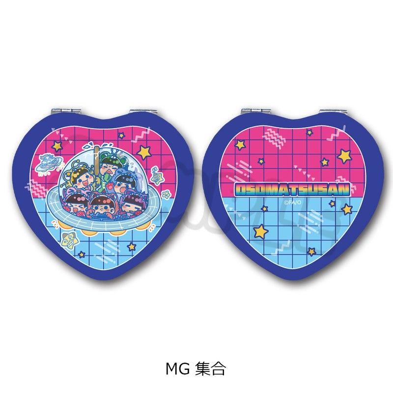 おそ松さん 第2弾 コンパクトミラー(ハート) MG 集合