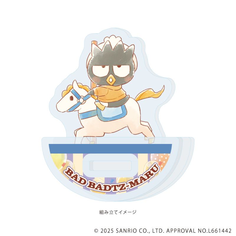 ゆらゆらアクリルスタンド「はぴだんぶい」35/バッドばつ丸(グラフアートイラスト)