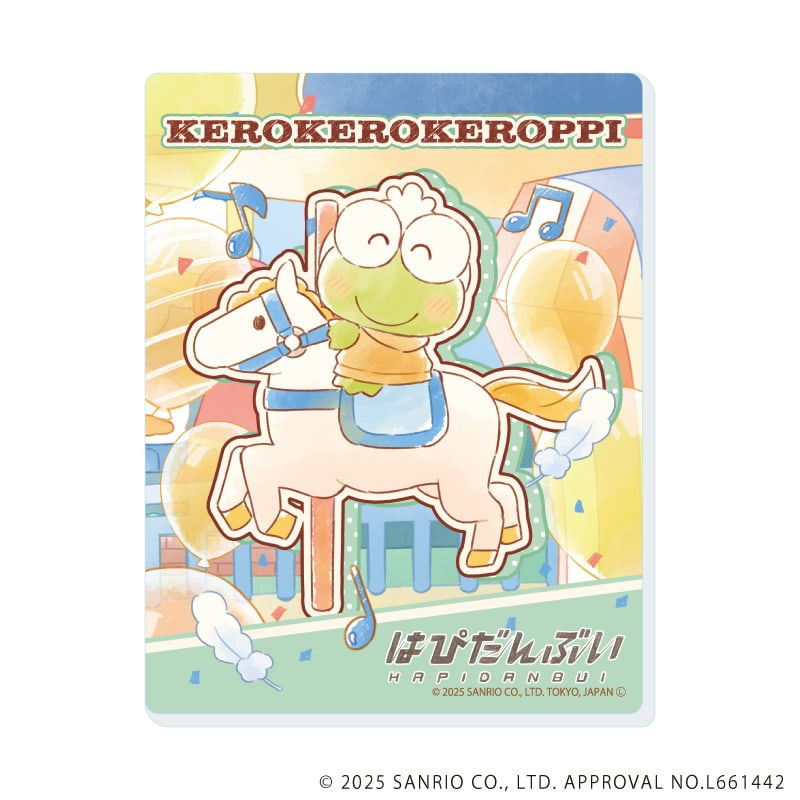 アクリルカード「はぴだんぶい」18/ブラインド(6種)(グラフアートイラスト)