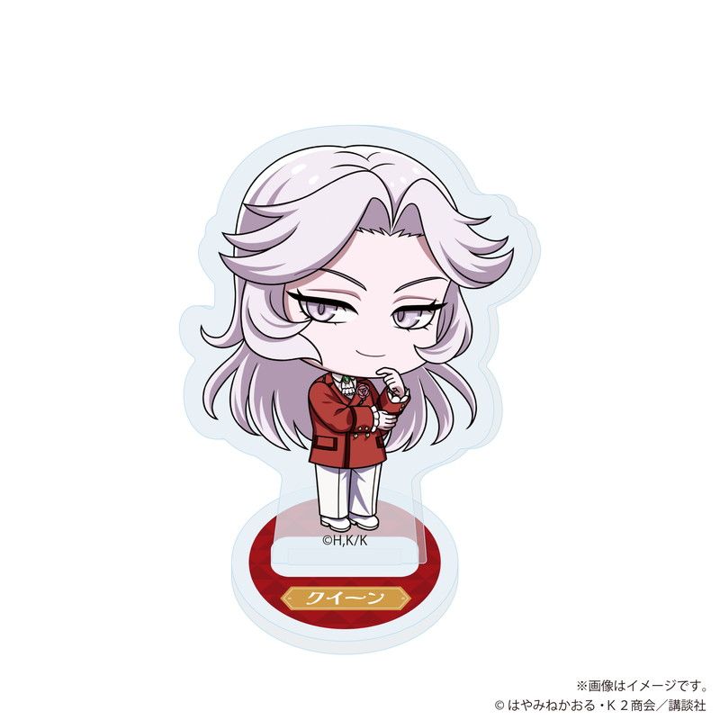 アクリルぷちスタンド「赤い夢学園祭2025」01/怪盗クイーン クイーン(ミニキャライラスト)