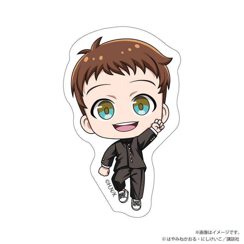 ダイカットステッカー「赤い夢学園祭2025」04/都会のトム & ソーヤ 内藤内人(ミニキャライラスト)