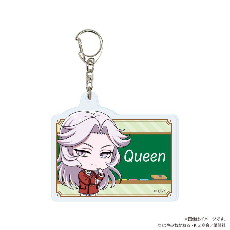 アクリルキーホルダー「赤い夢学園祭2025」01/怪盗クイーン クイーン(ミニキャライラスト)
