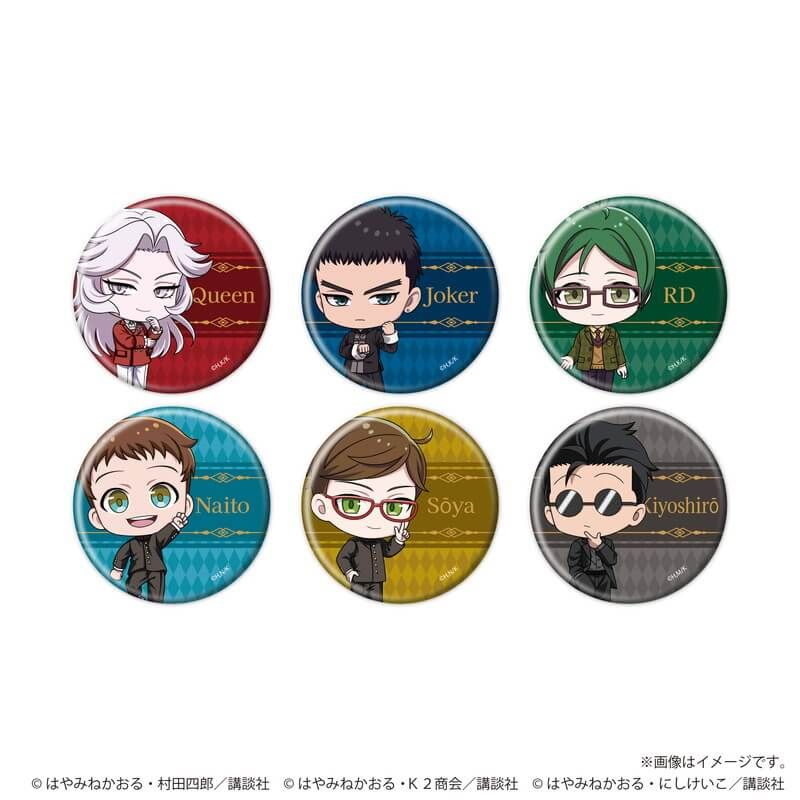 缶バッジ「赤い夢学園祭2025」01/ブラインド(全6種)(ミニキャライラスト)