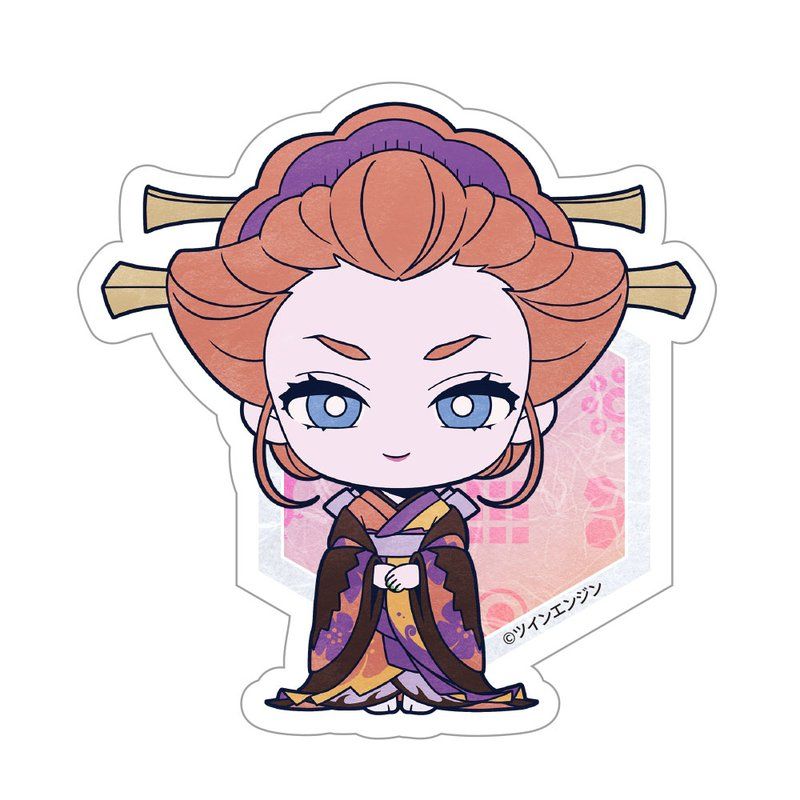 劇場版モノノ怪 第二章 火鼠 ダイカットステッカー 大友ボタン(公式ミニキャラ)