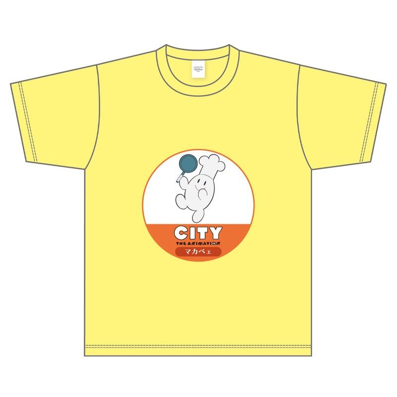 CITY THE ANIMATION TシャツB イエロー Lサイズ｜アニメ