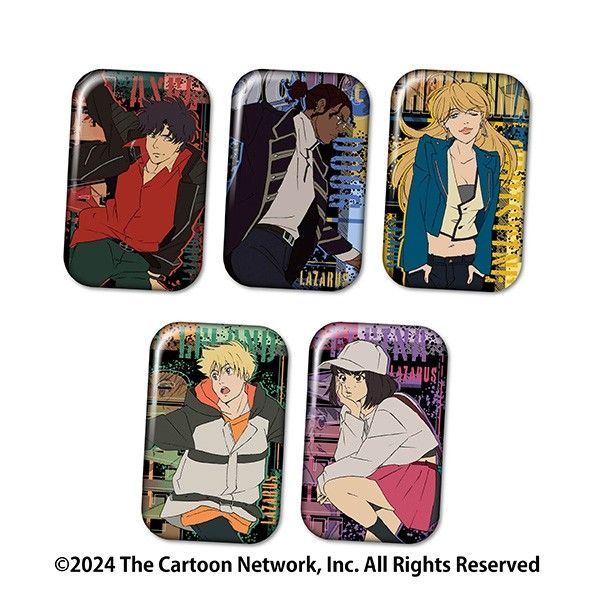 ALKALOID×docomo Cコース当選者限定グッズ LAZARUS ラザロ まるかくカンバッジ｜アニメ・キャラクター