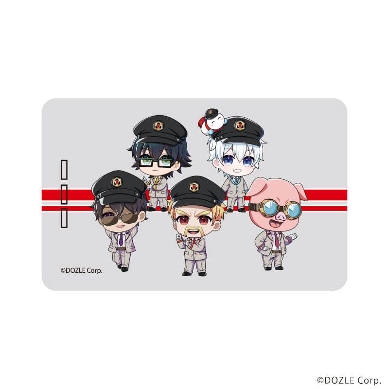 PIICA(R)(パスケース)(リールキーホルダー付き)「ドズル社」02/駅員ver.(ミニキャライラスト)