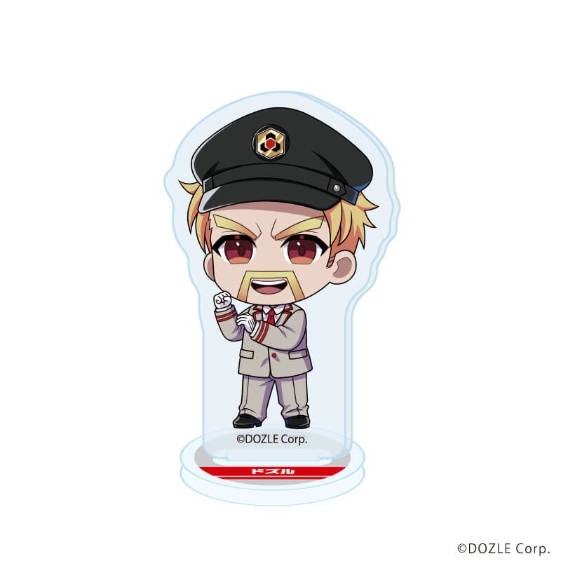 アクリルぷちスタンド「ドズル社」01/駅員ver. コンプリートBOX(全5種)(ミニキャライラスト)