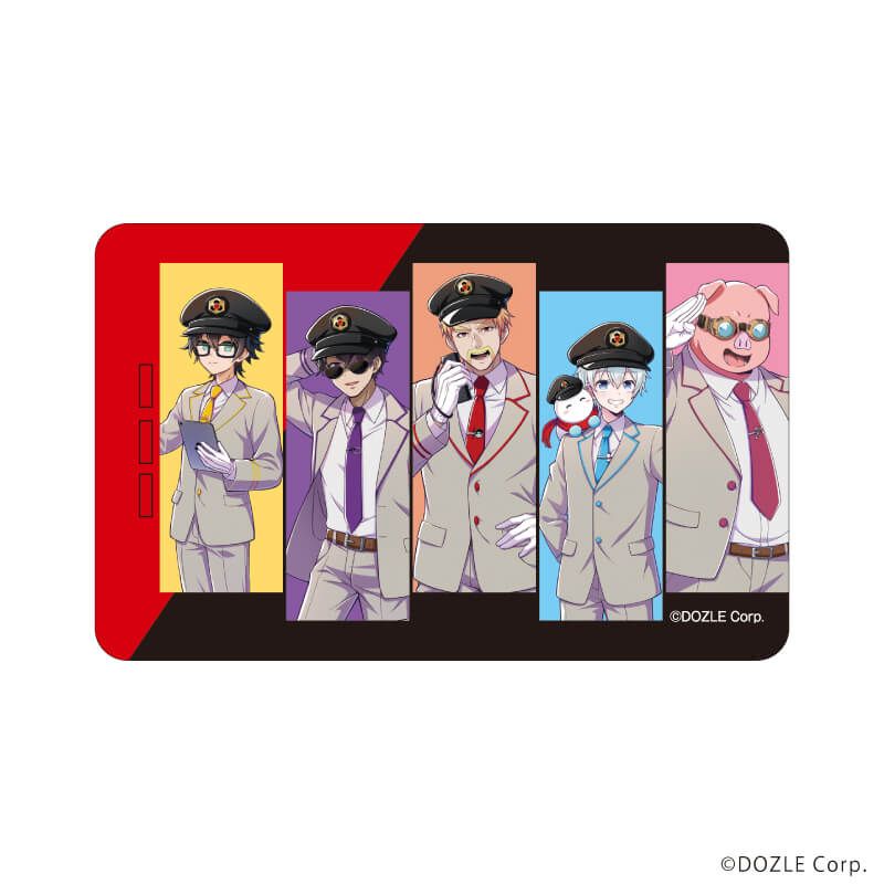 PIICA(R)(パスケース)(リールキーホルダー付き)「ドズル社」01/駅員ver.(描き下ろしイラスト)