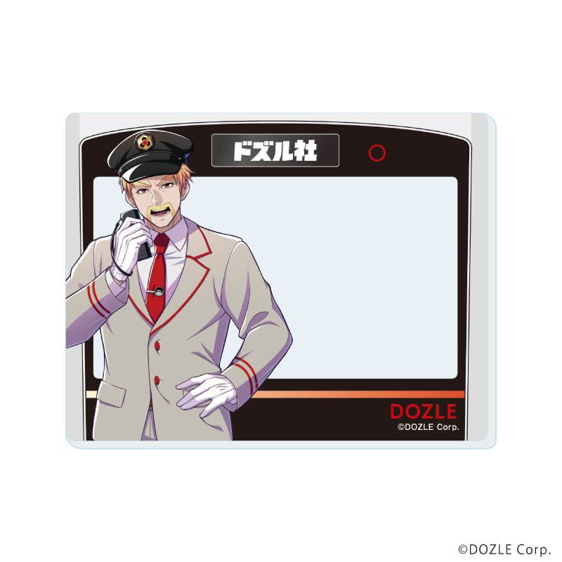 アクリルカード「ドズル社」01/駅員ver. コンプリートBOX(全5種)(描き下ろしイラスト)