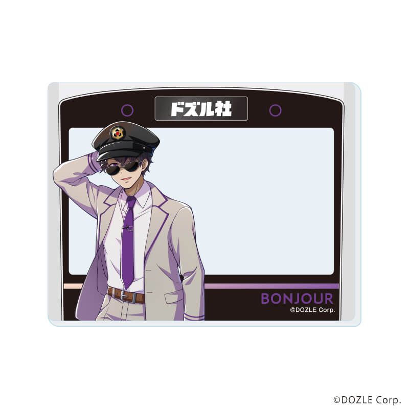 アクリルカード「ドズル社」01/駅員ver. ブラインド(5種)(描き下ろしイラスト)