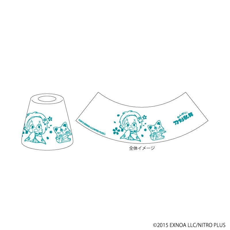 歯ブラシスタンド「わんぱく！刀剣乱舞」01/みかづきむねちか＆こんのすけ