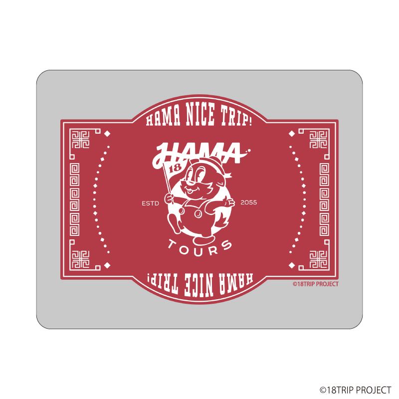 ブリキ缶小物入れ『18TRIP』01/ロゴデザイン