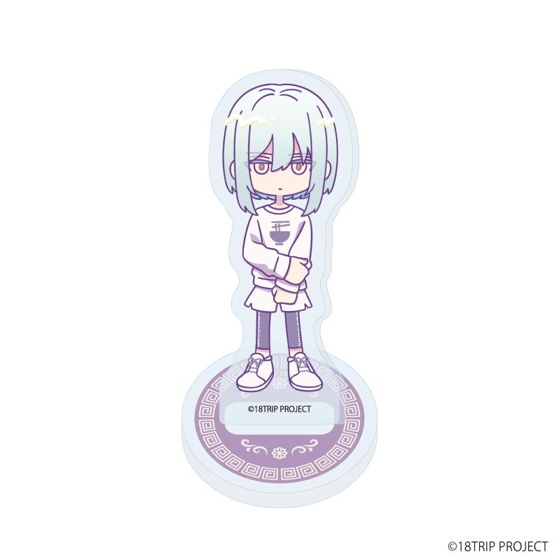 アクリルぷちスタンド『18TRIP』04/雷紋コーデver. コンプリートBOX(全10種)(ミニキャライラスト)