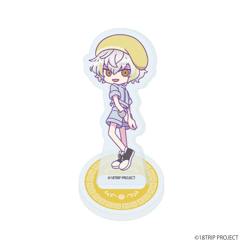 アクリルぷちスタンド『18TRIP』04/雷紋コーデver. コンプリートBOX(全10種)(ミニキャライラスト)
