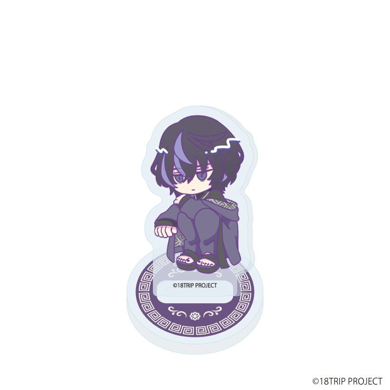 アクリルぷちスタンド『18TRIP』03/雷紋コーデver. コンプリートBOX(全10種)(ミニキャライラスト)