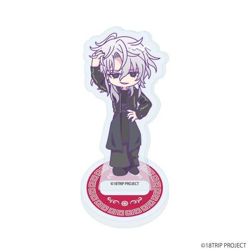 アクリルぷちスタンド『18TRIP』04/雷紋コーデver. ブラインド(10種)(ミニキャライラスト)