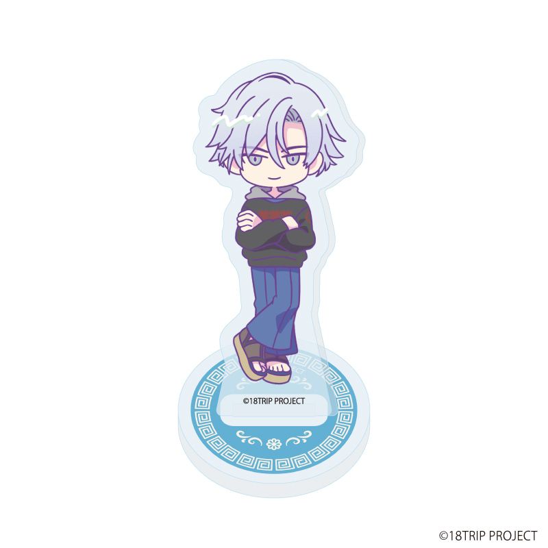 アクリルぷちスタンド『18TRIP』03/雷紋コーデver. ブラインド(10種)(ミニキャライラスト)