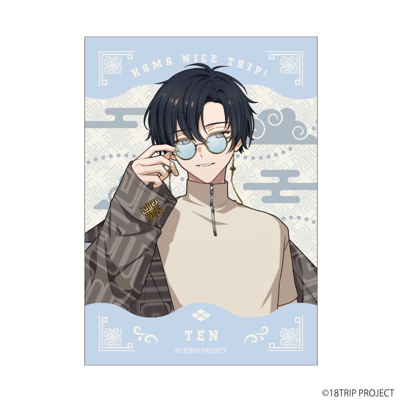 ミニフォト『18TRIP』03/雷紋コーデver. ブラインド(8種)(描き下ろしイラスト)