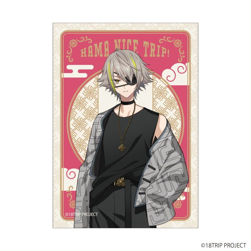 ミニフォト『18TRIP』03/雷紋コーデver. ブラインド(8種)(描き下ろしイラスト)
