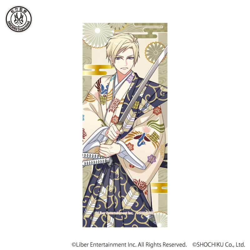 台座付きミニ掛け軸「A3!×歌舞伎」03/古市 左京(描き下ろしイラスト)