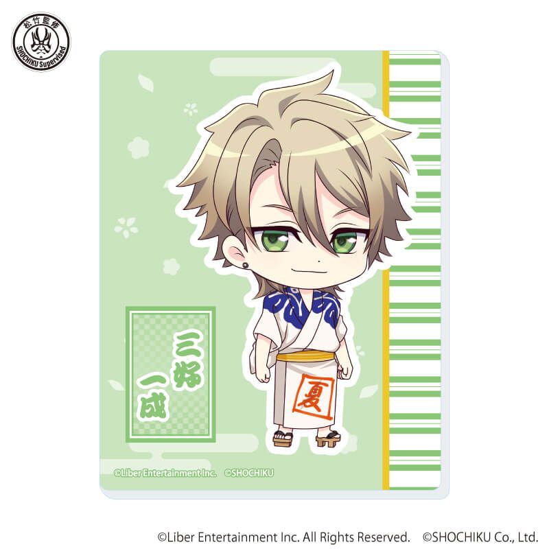 アクリルカード「A3!×歌舞伎」02/ブラインド(12種)(ミニキャライラスト)