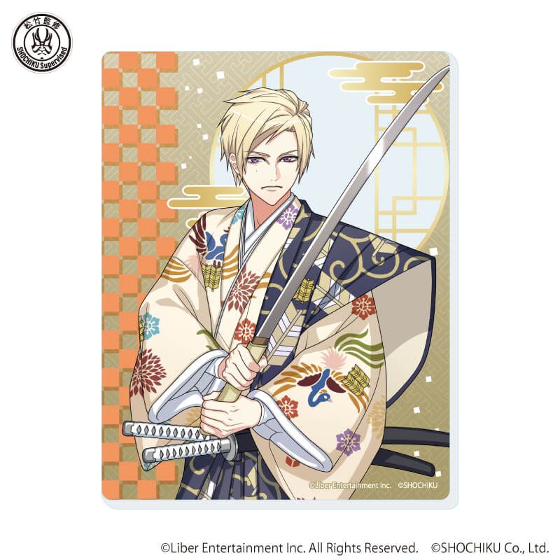 アクリルカード「A3!×歌舞伎」01/ブラインド(8種)(描き下ろしイラスト)