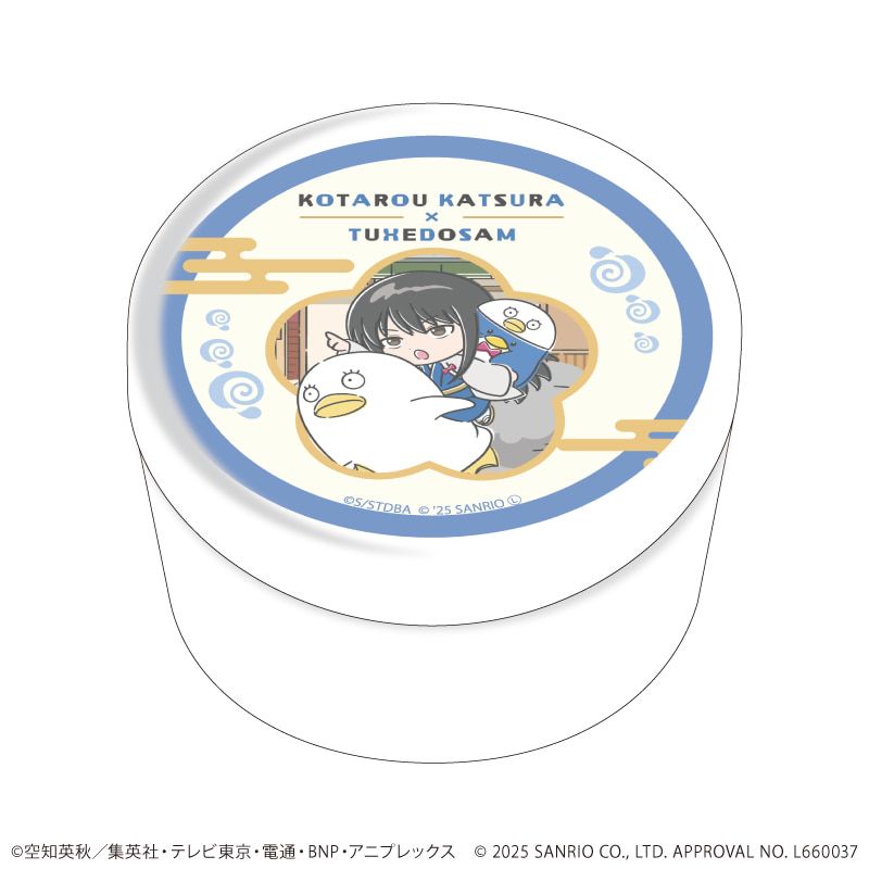 あめ玉入り缶ケース「銀魂×サンリオキャラクターズ」08/桂小太郎×タキシードサム(コラボイラスト)