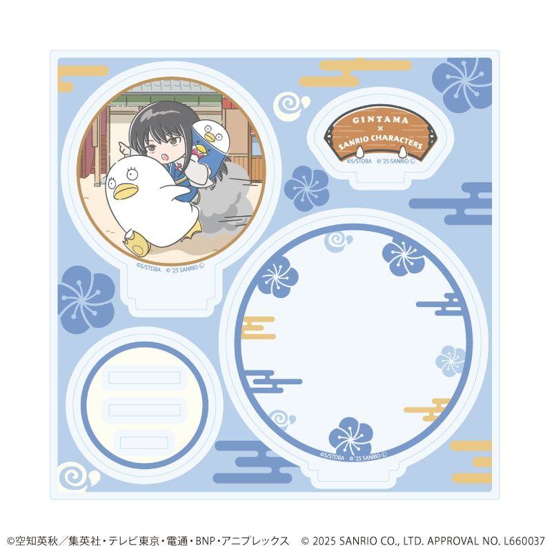 アクリルスタンドプレート「銀魂×サンリオキャラクターズ」08/桂小太郎×タキシードサム(コラボイラスト)