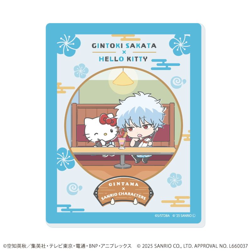 アクリルシート「銀魂×サンリオキャラクターズ」01/コンプリートBOX(全12種)(コラボイラスト)