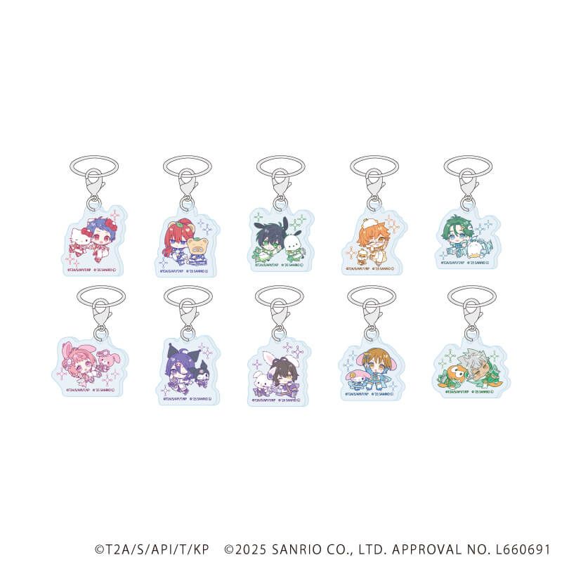 めじるしチャーム「KING OF PRISM-Your Endless Call-×サンリオキャラクターズ」01/コンプリートBOX(全10種)(コラボイラスト)