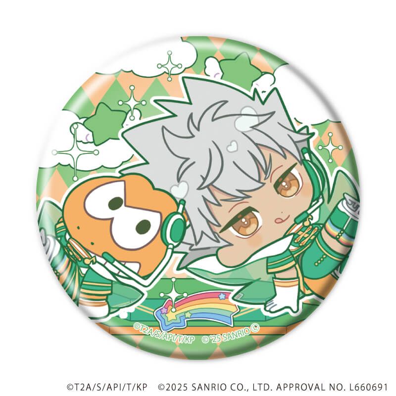 缶バッジ「KING OF PRISM-Your Endless Call-×サンリオキャラクターズ」01/コンプリートBOX(全10種)(コラボイラスト)