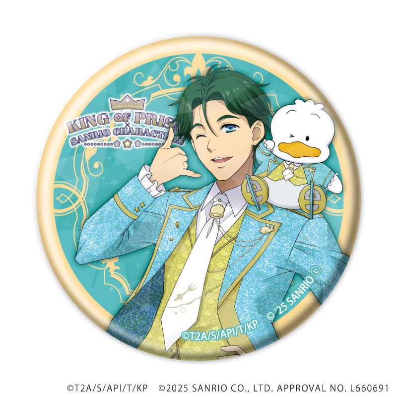 ホログラム缶バッジ「KING OF PRISM-Your Endless Call-×サンリオキャラクターズ」01/コンプリートBOX(全10種)(コラボイラスト)