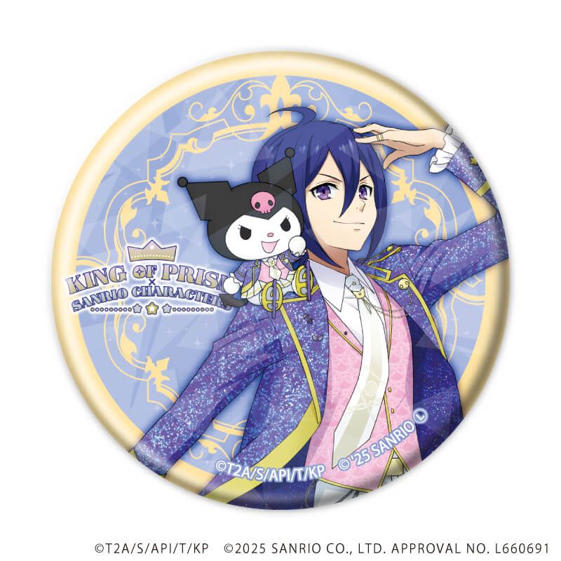 ホログラム缶バッジ「KING OF PRISM-Your Endless Call-×サンリオキャラクターズ」01/コンプリートBOX(全10種)(コラボイラスト)