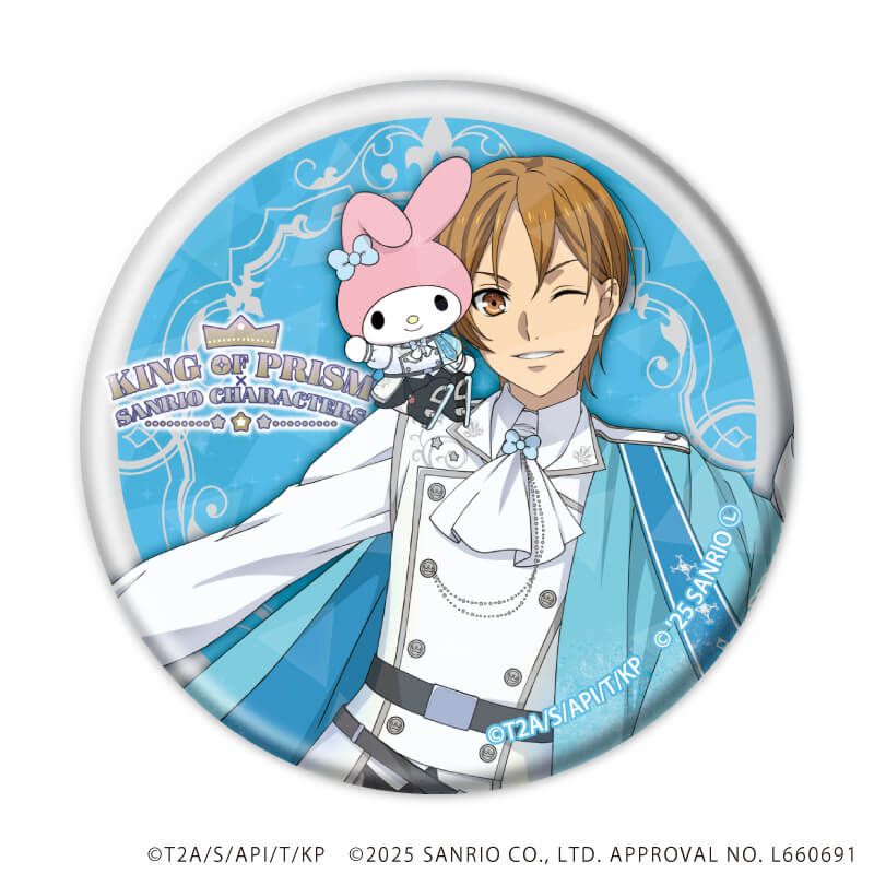 ホログラム缶バッジ「KING OF PRISM-Your Endless Call-×サンリオキャラクターズ」01/コンプリートBOX(全10種)(コラボイラスト)