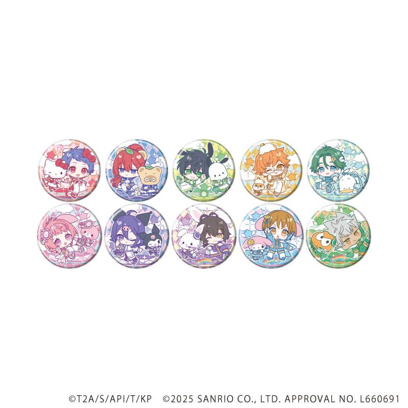 缶バッジ「KING OF PRISM-Your Endless Call-×サンリオキャラクターズ」01/ブラインド(10種)(コラボイラスト)