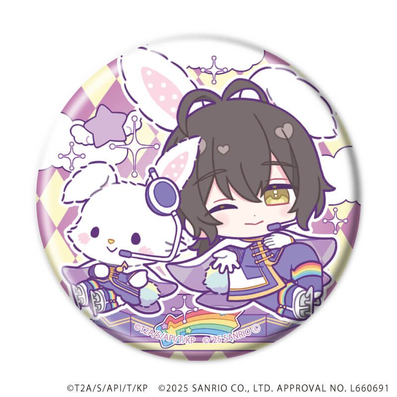 缶バッジ「KING OF PRISM-Your Endless Call-×サンリオキャラクターズ」01/ブラインド(10種)(コラボイラスト)