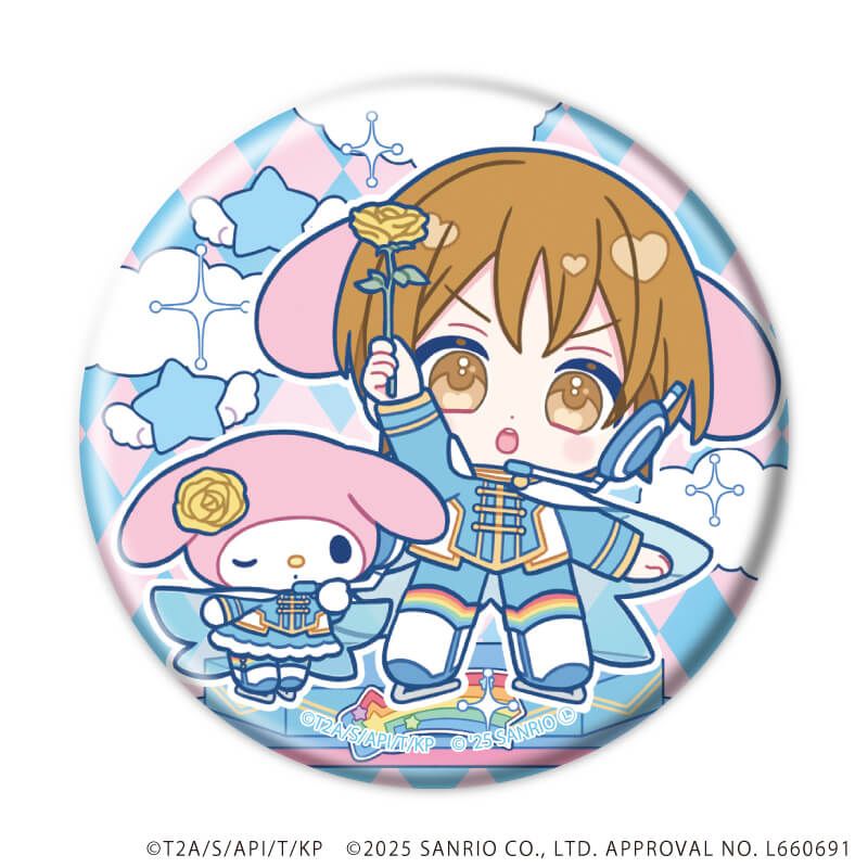 缶バッジ「KING OF PRISM-Your Endless Call-×サンリオキャラクターズ」01/ブラインド(10種)(コラボイラスト)