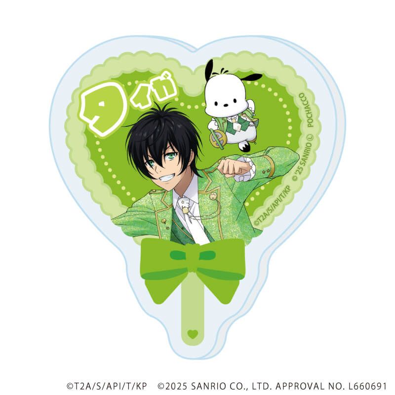 おなまえプレートバッジ「KING OF PRISM-Your Endless Call-×サンリオキャラクターズ」01/ブラインド(10種)(コラボイラスト)