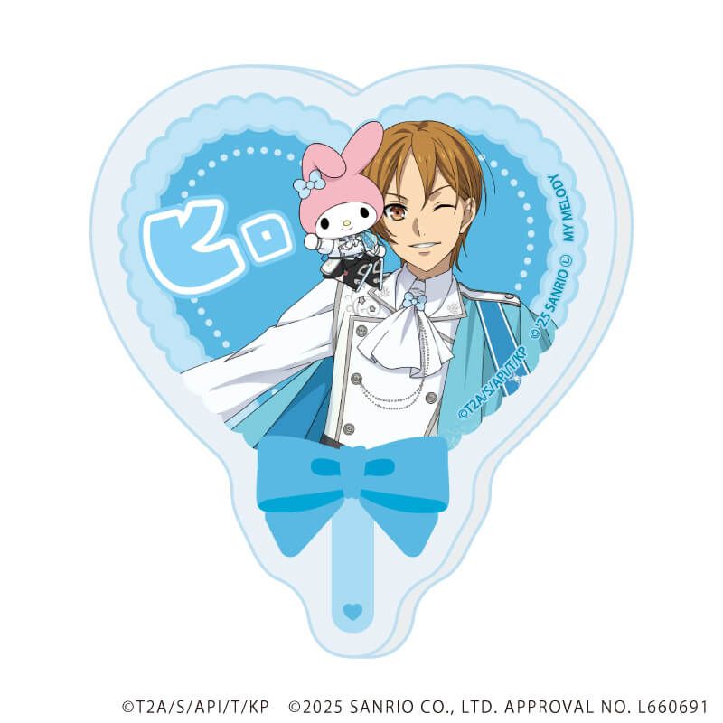 おなまえプレートバッジ「KING OF PRISM-Your Endless Call-×サンリオキャラクターズ」01/ブラインド(10種)(コラボイラスト)