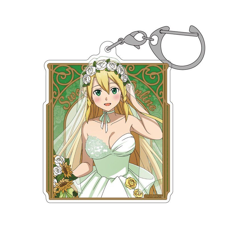 ソードアート・オンライン 描き下ろし リーファ アクリルマルチキーホルダー ウェディングドレスVer.