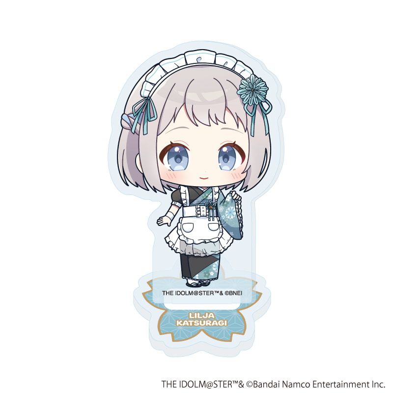 アクリルぷちスタンド「学園アイドルマスター」05/和装メイドver. コンプリートBOX(全12種)(ミニキャライラスト)