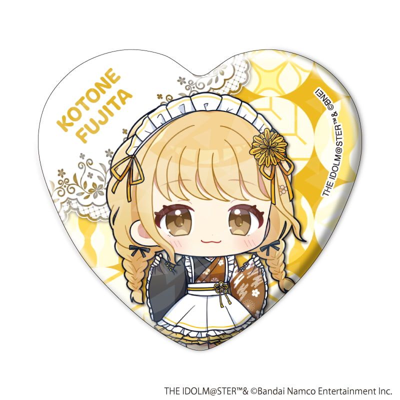 絶対階級学園 AGF 2015 ハート缶バッジ 限定ペーパー付 和田ペコ 学園アイドルマスター トレーディングハート型缶バッジ 全12種