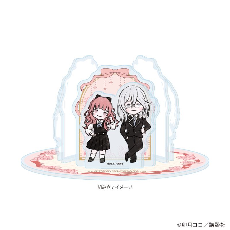 アクリルジオラマ「恋せよまやかし天使ども」01/集合デザイン(グラフアートイラスト)