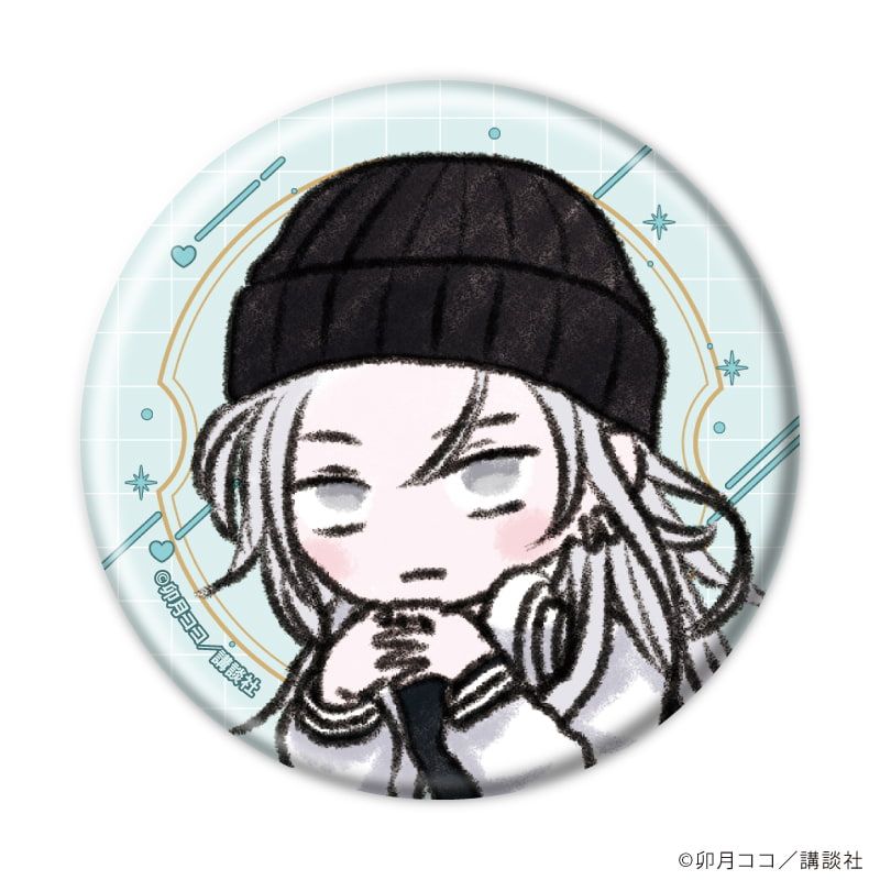 缶バッジ「恋せよまやかし天使ども」01/ブラインド(6種)(グラフアートイラスト)