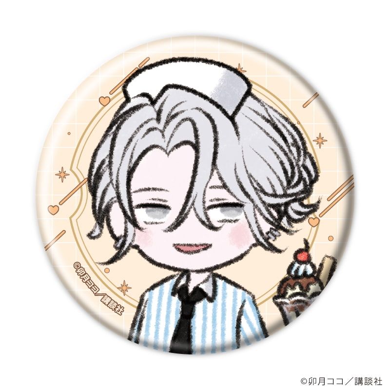 缶バッジ「恋せよまやかし天使ども」01/ブラインド(6種)(グラフアートイラスト)