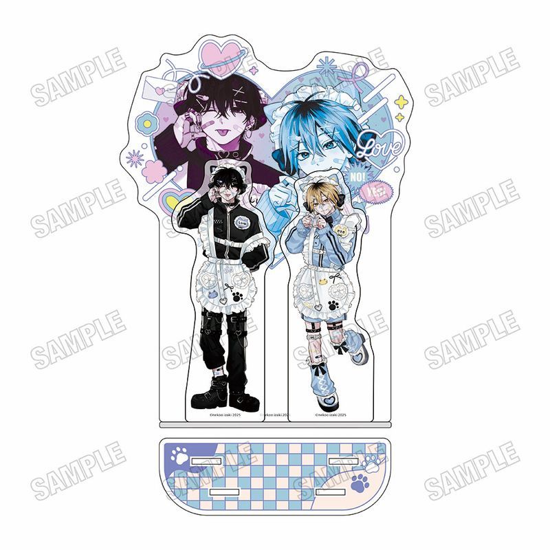 ダメ男の椎名先輩とヤバ男の佐々木くん 描き下ろしアクリルジオラマ