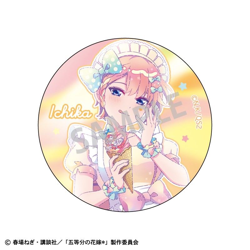 五等分の花嫁* トレーディングメタリック缶バッジ アイス屋さん